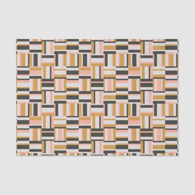 Papel De Seda Modelo geométrico de la forma (Anverso)