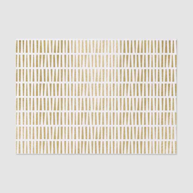 Papel De Seda Modelo geométrico del falso Relieve metalizado (Anverso)