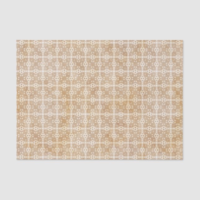 Papel De Seda Modelo geométrico del moreno (Anverso)