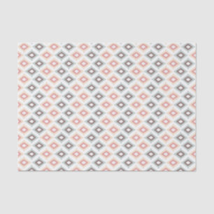 Papel De Seda Modelo geométrico en estilo azteca