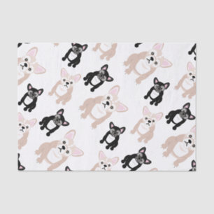 Papel De Seda Modelo lindo del bulldog francés