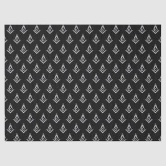 Papel De Seda Modelo masónico (negro)