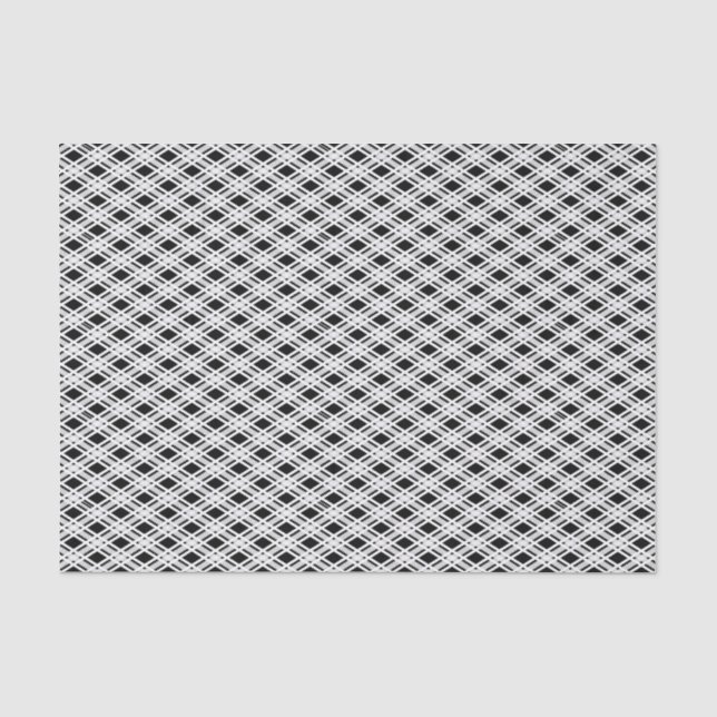Papel De Seda Modelo rayado de la tela escocesa (Anverso)