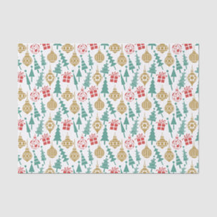 Papel De Seda Modelo retro del navidad