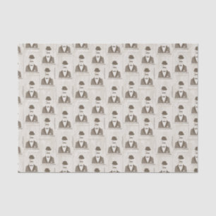 Papel De Seda Modelo retro para el hombre