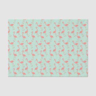Papel De Seda Modelo rosado de moda del flamenco