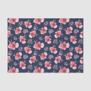 Papel De Seda Modelo rosado oscuro de la acuarela