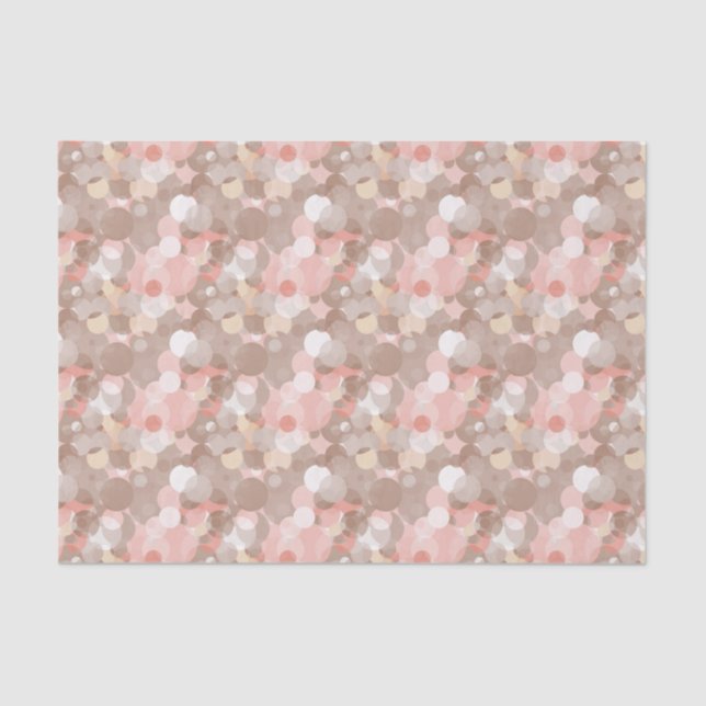 Papel De Seda Modelo simple - círculos (Anverso)