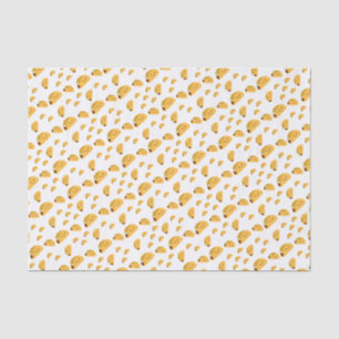 Papel De Seda Modelo sonriente del Taco lindo de Kawaii