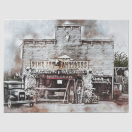 Papel De Seda Modelo T y tienda de antigüedades Vintage 20x30 De