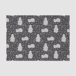 Papel De Seda Modelo tropical de la pereza del bebé