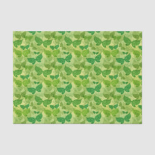 Papel De Seda Modelo verde de la primavera
