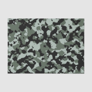Papel De Seda Modelo verde militar del camuflaje