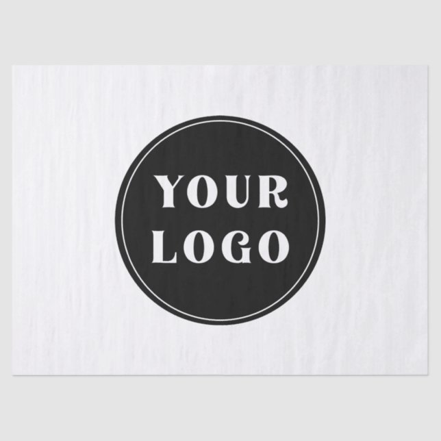 Papel De Seda Moderna, elegante, elegante y Personalizable (Anverso)