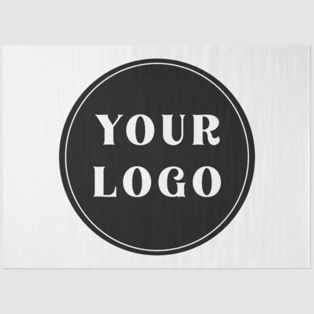 Papel De Seda Moderna, elegante, elegante y Personalizable (Anverso)