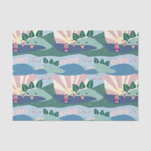 Papel De Seda Moderna y moderna natación a cielo abierto con ami