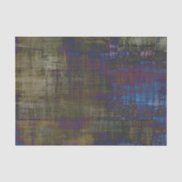 Papel De Seda Moderno Abstracto Azul Marrón Amarillo Grunge