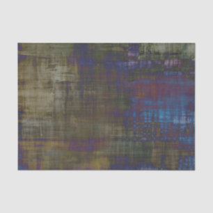 Papel De Seda Moderno Abstracto Azul Marrón Amarillo Grunge