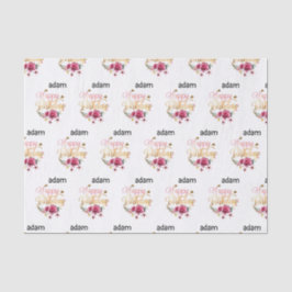 Papel De Seda moderno cumpleaños