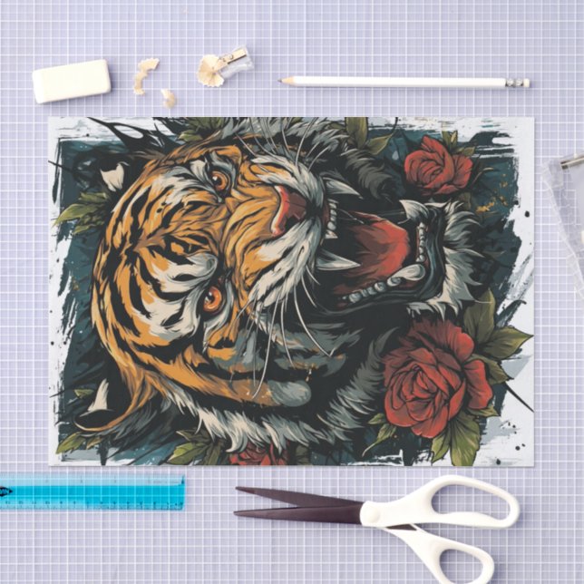 Papel De Seda Modo Bestia1 (Artesanía)
