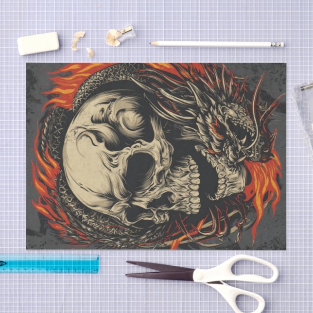 Papel De Seda Modo Bestia4 (Artesanía)