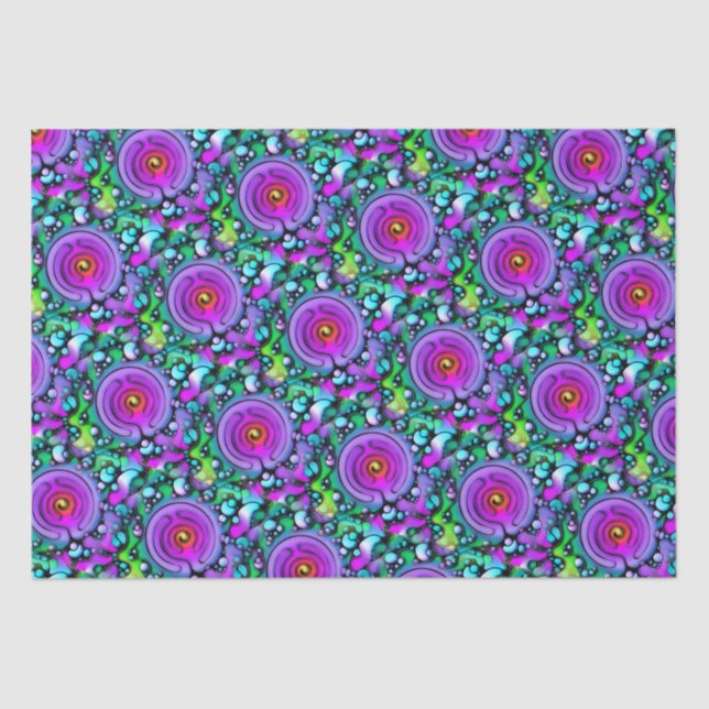 Papel De Seda Modos de vida - Patrón de arte neurográfico 2 (Anverso)