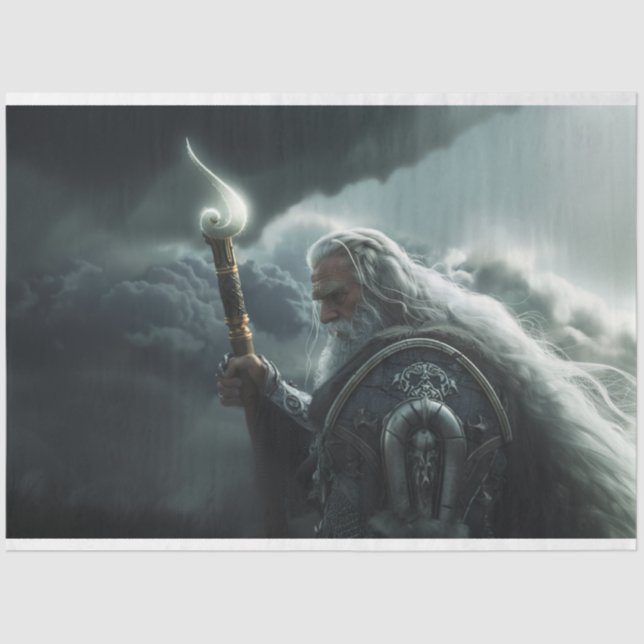 Papel De Seda Moisés con desacuerdo de personal (Anverso)