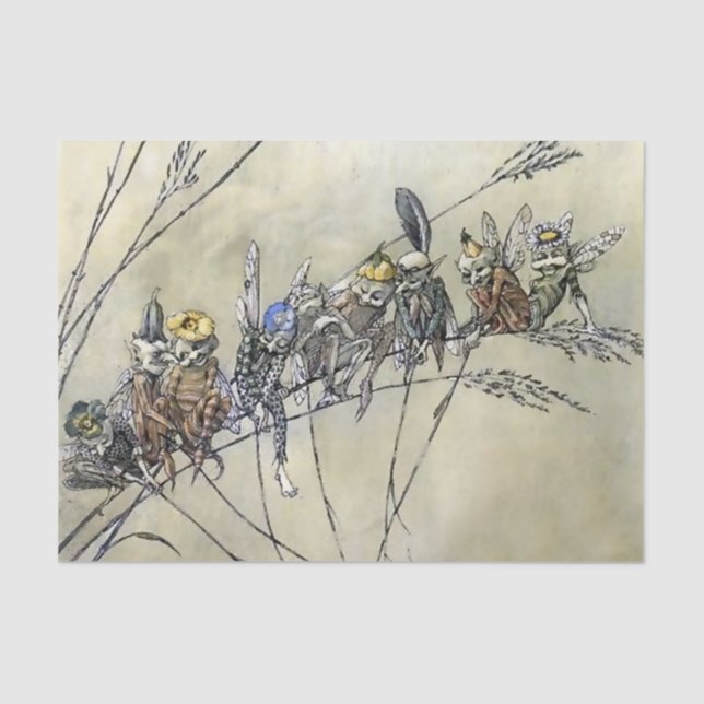 Papel De Seda "Molestar al Gnat" por un culo Duncan (Anverso)