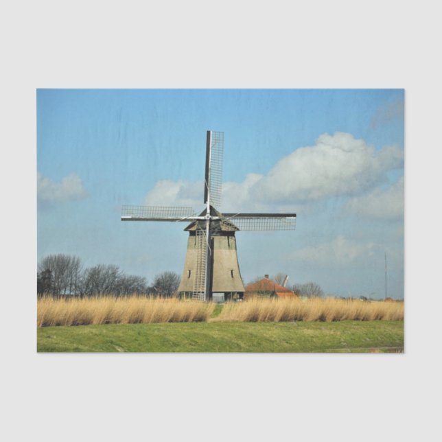 Papel De Seda Molino de viento (Anverso)