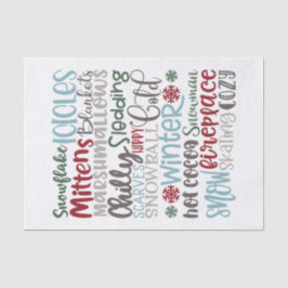 Papel De Seda Momentos de invierno