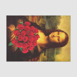 Papel De Seda Mona Lisa ama a los Rosas