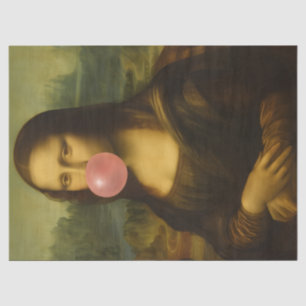 Papel De Seda Mona Lisa Soplando Goma Rosa