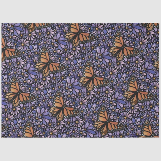 Papel De Seda Monarch Butterfly                                  (Anverso)