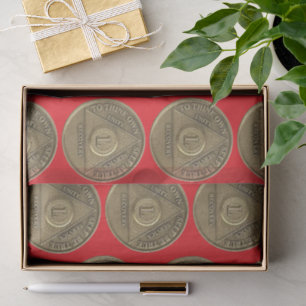 Papel De Seda Moneda Conmemorativa de 50 Años de Recuperación