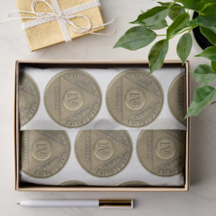 Papel De Seda Moneda Conmemorativa del 4º Aniversario de Recuper
