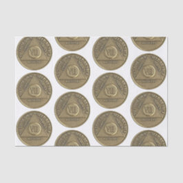 Papel De Seda Moneda de 7 años de recuperación