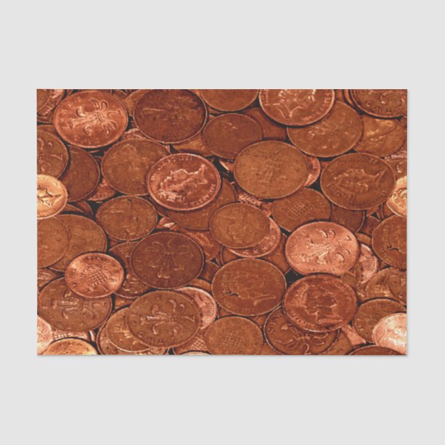 Papel De Seda Monedas de cobre (Anverso)