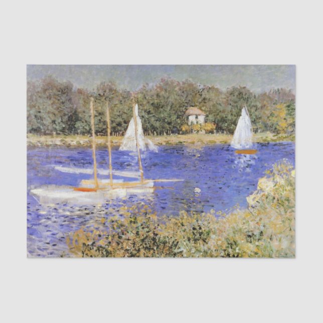 Papel De Seda Monet - La cuenca de Argenteuil (Anverso)
