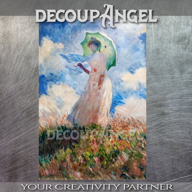 Papel De Seda Monet-Suzanne Hoschedé Decoupage (Subido por el creador)