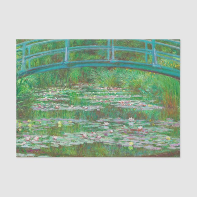 Papel De Seda Monet the Japanese Footbridge (Anverso)