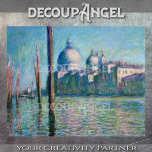 Papel De Seda Monet- Venecia, Decoupage Le Grand Canal<br><div class="desc">Este papel higiénico de descomposición presenta una fotografía de alta resolución del Canal Le Grand de Claude Monet, un exquisito retrato de las icónicas vías navegables de Venecia. El estilo impresionista de Monet capta maravillosamente los brillantes reflejos de la luz en la superficie del canal y el brillo atmosférico que...</div>