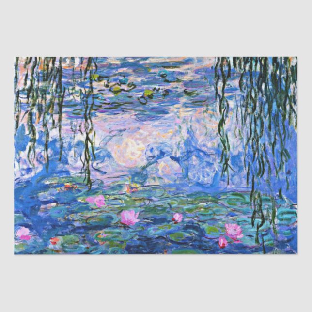 Papel De Seda Monet, Water Lilies, 1919, Wrapping Paper (Anverso)