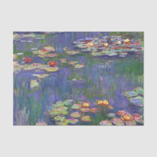 Papel De Seda Monet Water Lilies Masterpiece Pintura