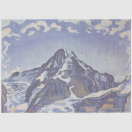 Papel De Seda Monje Monje Con Nubes (Ferdinand Hodler)