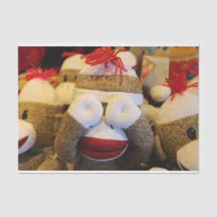 Papel De Seda Mono de media luna