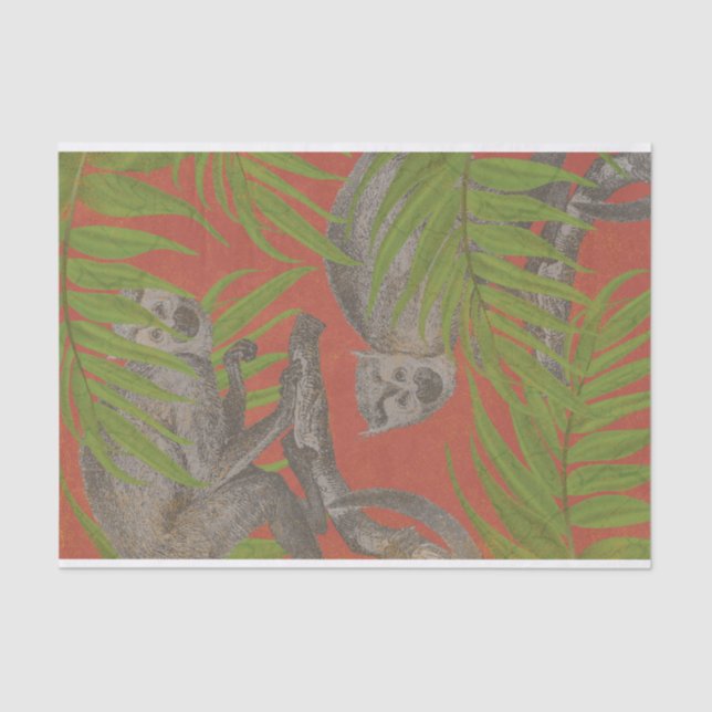 Papel De Seda Mono vintage (Anverso)