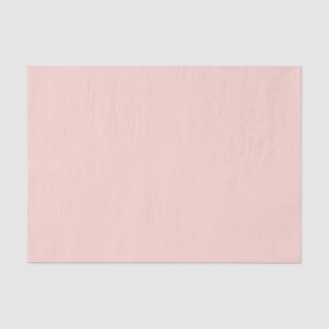 Papel De Seda Monochrome Modern Elegant Blush Pink (Anverso)