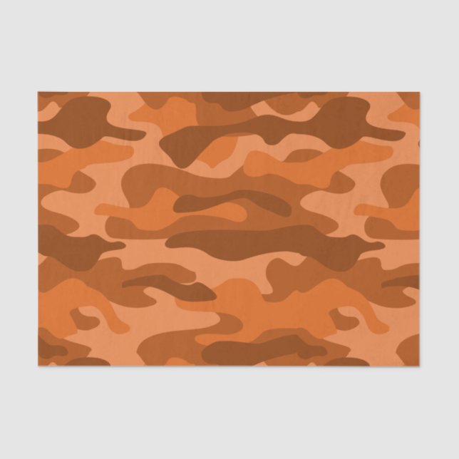 Papel De Seda Monocolor Camo, Naranja de España (Anverso)