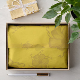 Papel de seda monocromo FTF en amarillo