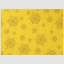 Papel de seda monocromo FTF en amarillo